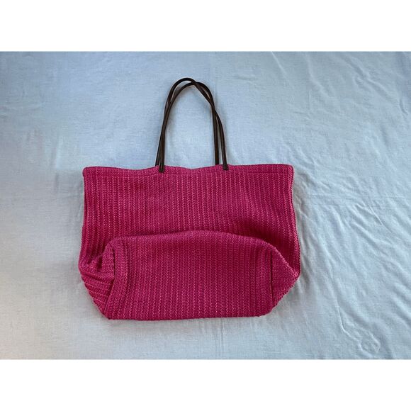 Vera Bradley Hot Pink Tote Bag, Leather Handles, Whale Design, Small Wallet - Picture 8 of 8